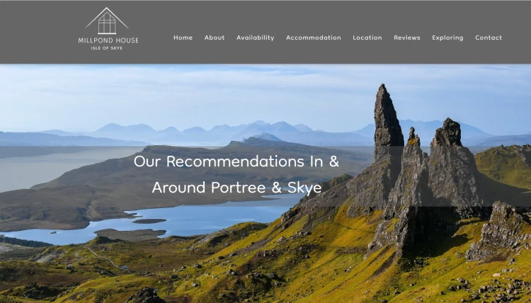 Millpond House Luxury Holiday Let Website 750 x 428